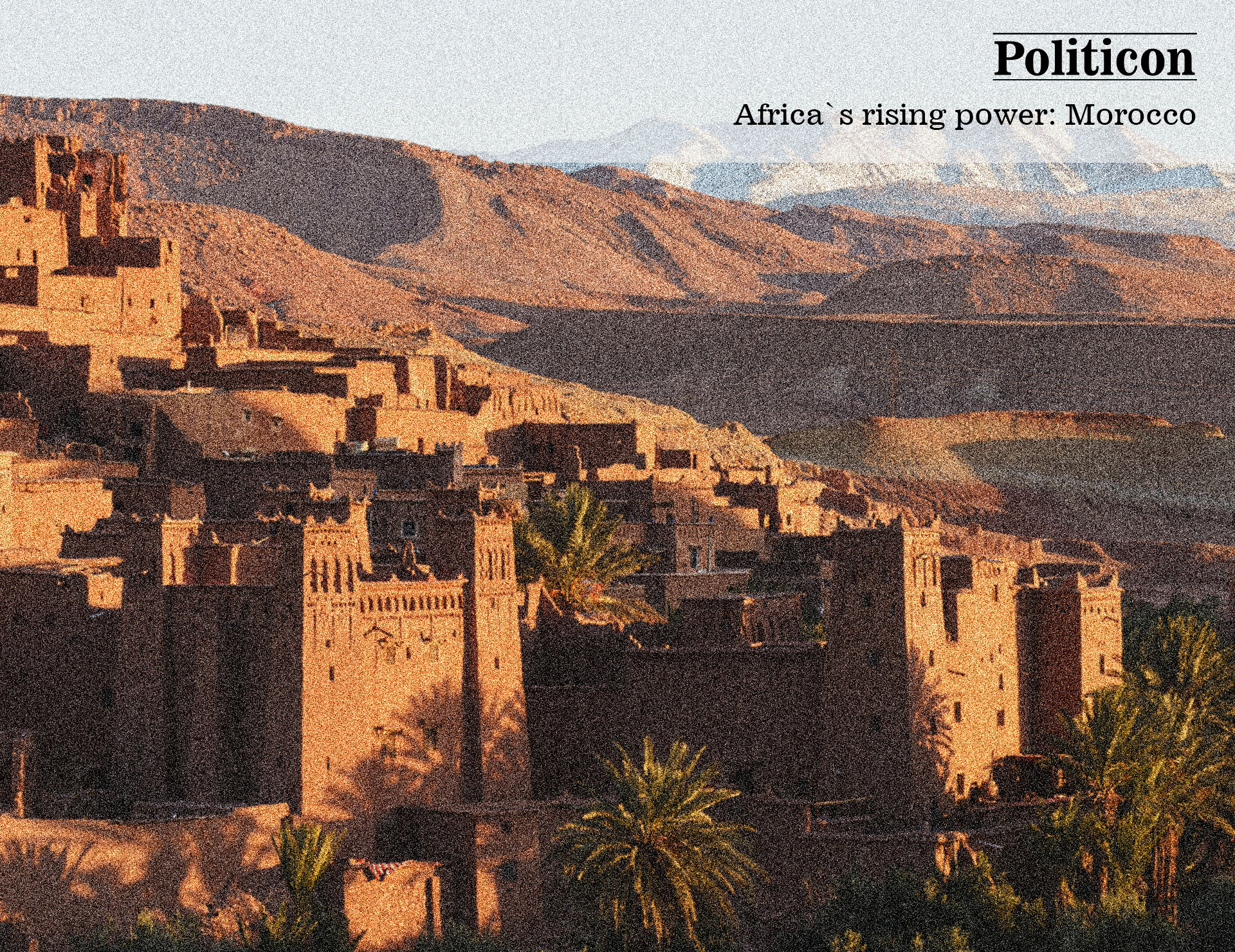 Afrikanın yüksələn gücü: Mərakeş